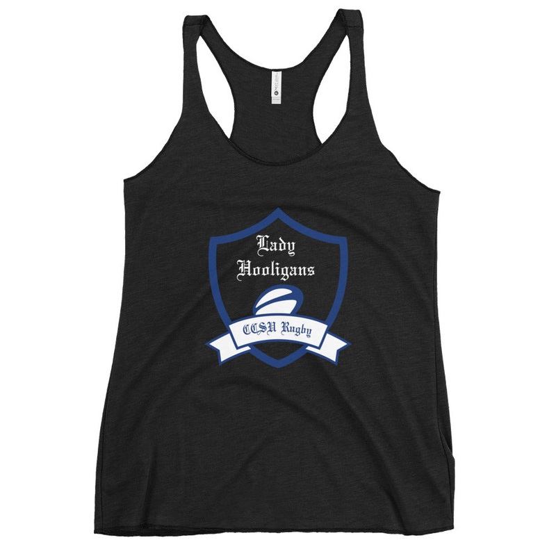 CCSU Lady Hooligans Women’s Racerback Tank Vintage Black XS