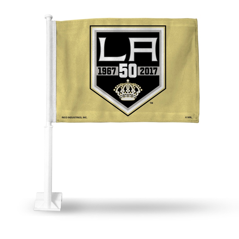 NHL Los Angeles Kings Car Flag Shield Logo