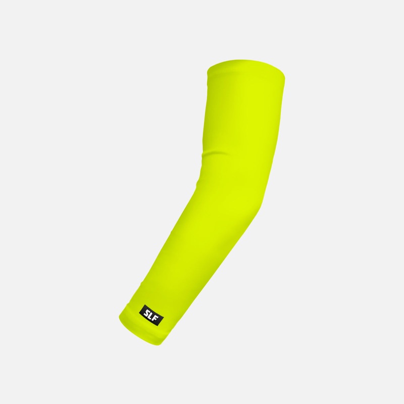 Safety Yellow Kids Arm Sleeve Slim Yellow