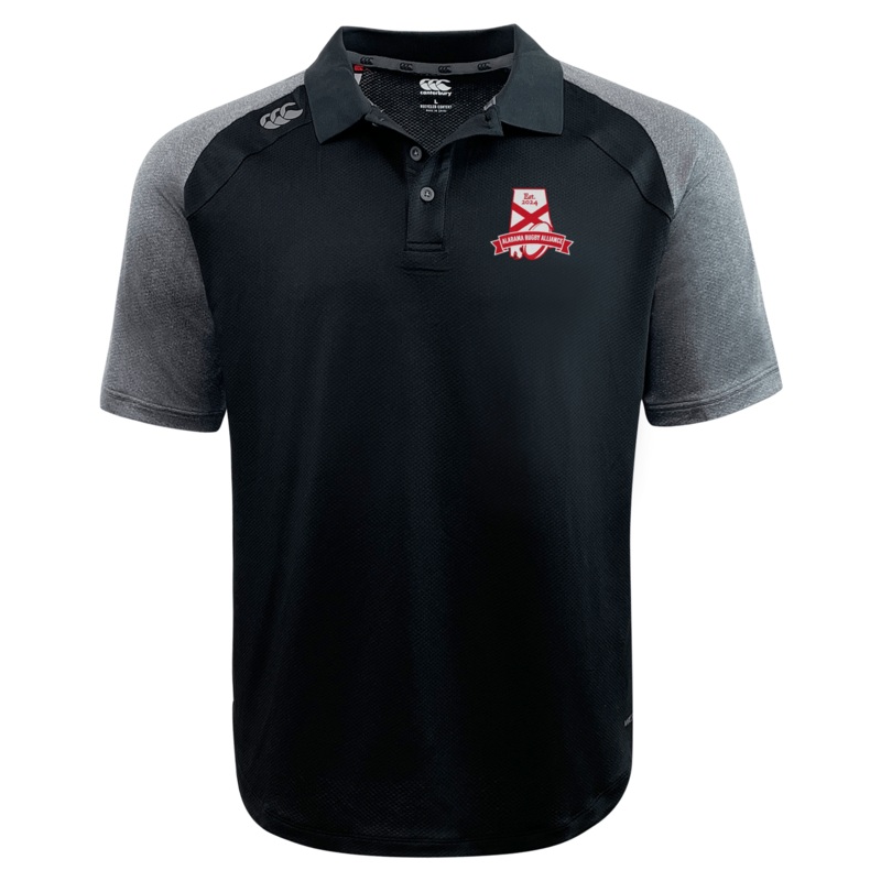 Alabama Rugby Alliance Elite Polo by Canterbury XS Black