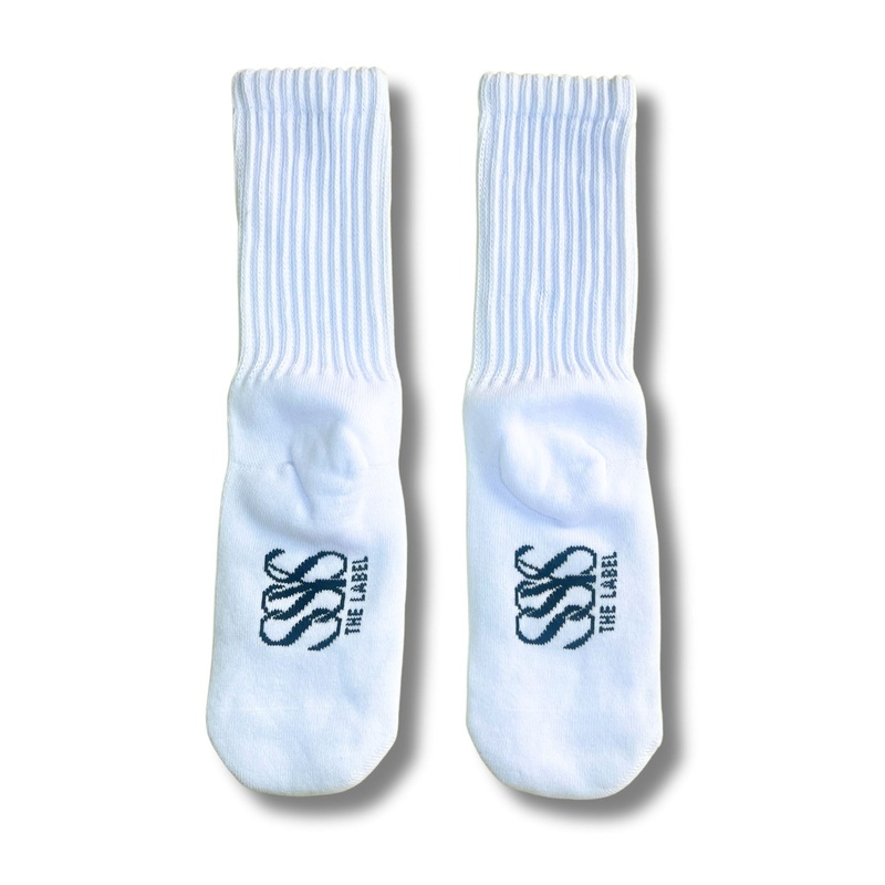 SSYS White Chunky Knit Socks