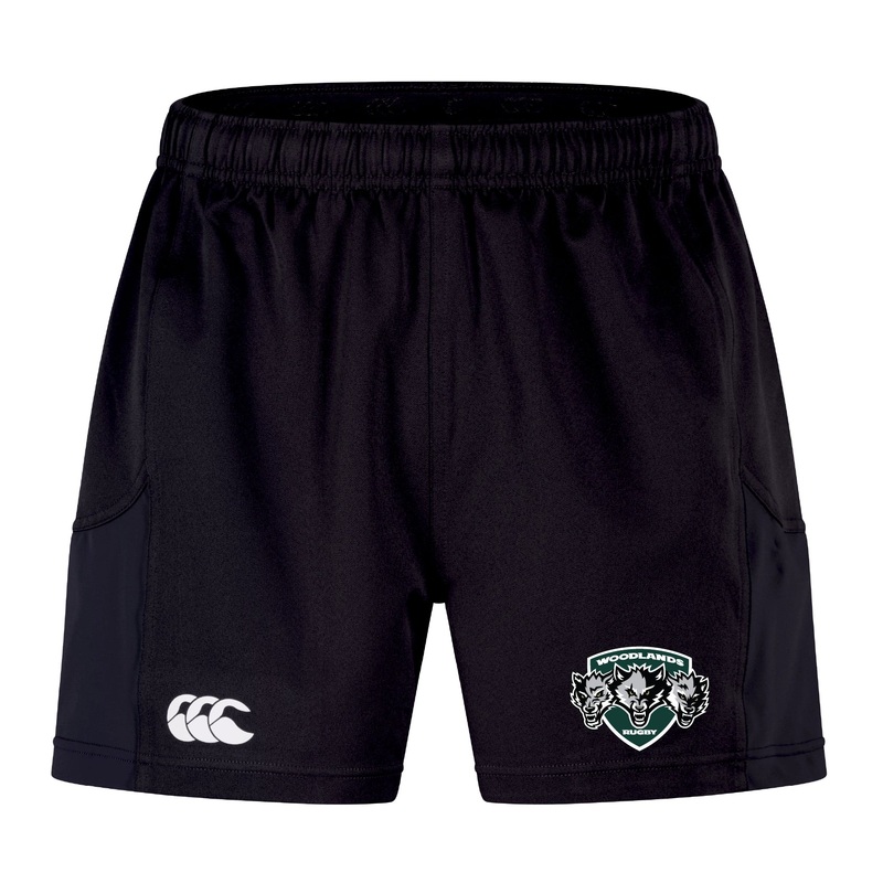 Woodlands Youth Wolfpack Advantage Short 2.0 by Canterbury 6 Black