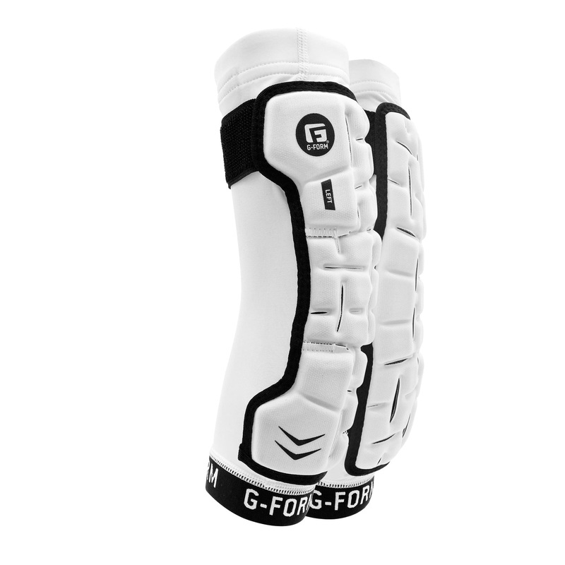 G-Form Youth Lacrosse Unhinged Arm Guard White O/S