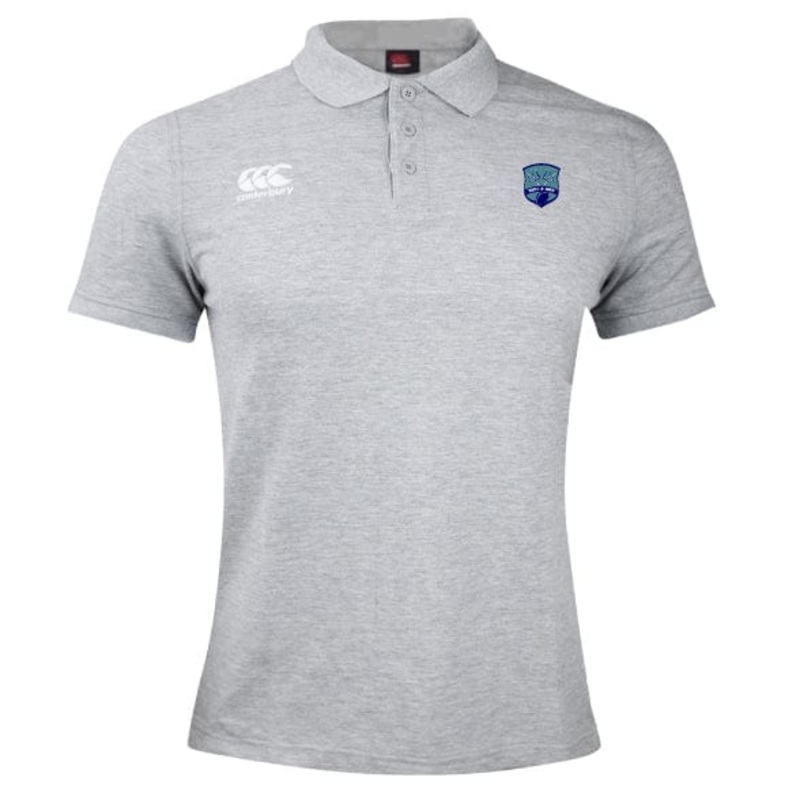 Tritons Rugby Waimak Polo by Canterbury XS Grey
