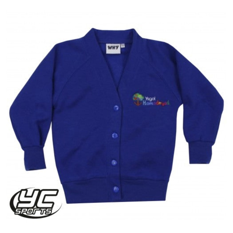 Ysgol Hamadryad Cardigan 2/3 ROYAL