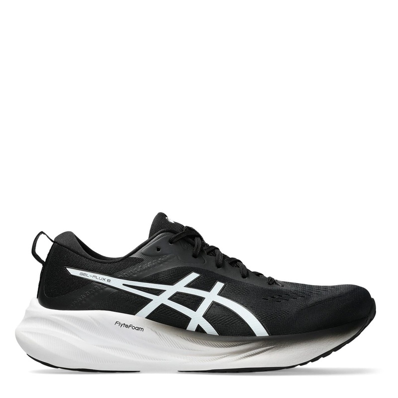 Asics Womens Gel Flux 8 Running Shoes 4 (37) Black/White