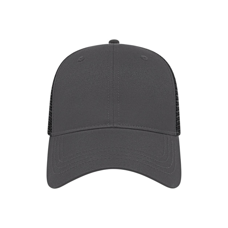 Cap America X-tra Value Polyester Trucker Cap Black/ Black OS