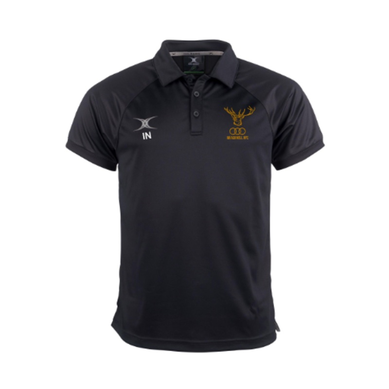Bracknell RFC Senior’s Black Evo S/S Polo Shirt Extra Small