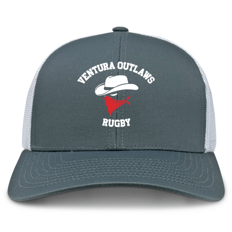 Ventura Outlaws Rugby Retro Trucker Cap OS Black