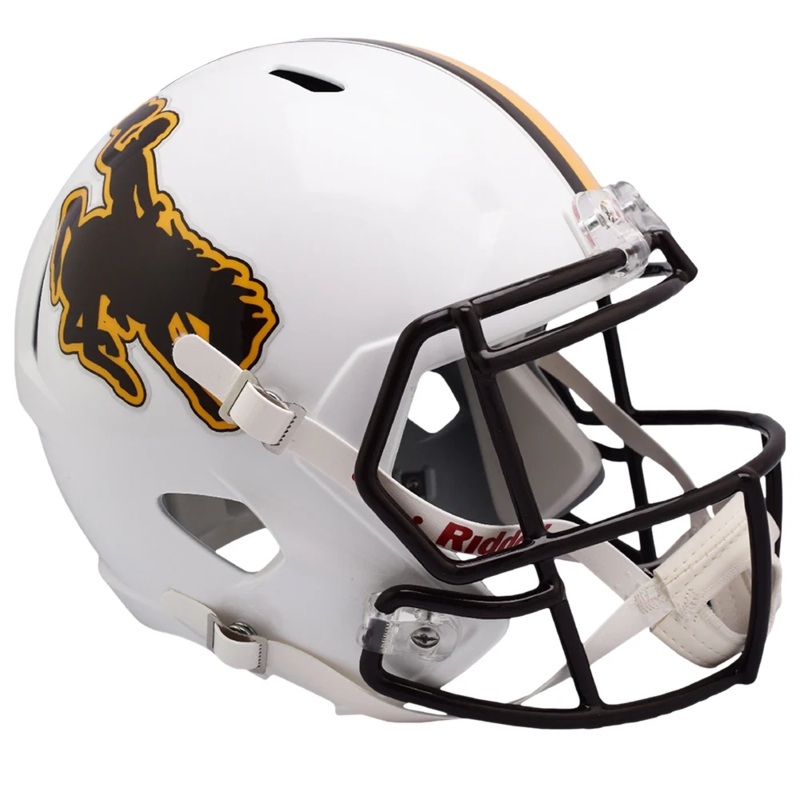 Wyoming Cowboys Replica Riddell Speed Helmet