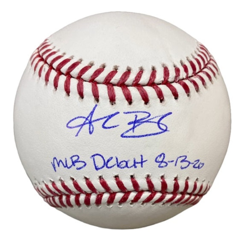 Alec Bohm Autographed “MLB Debut 8/13/20” Baseball