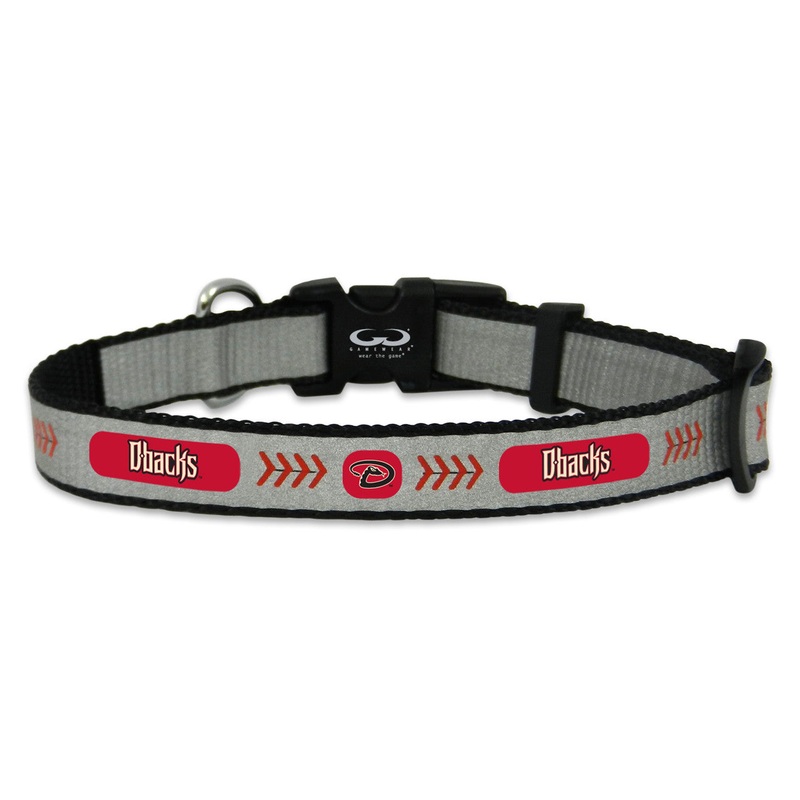 Gamewear Arizona Diamondbacks Reflective Baseball Pet Collar Size Toy