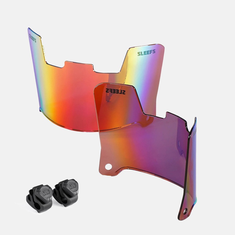 Mauve Red Borealis Helmet Eye-Shield Visor Red