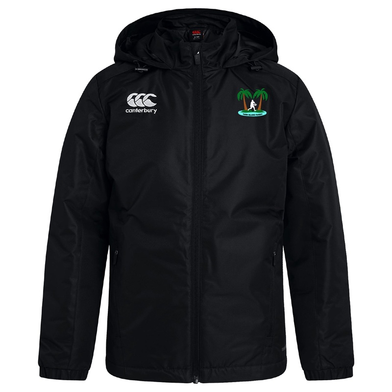 Twin Island Rugby Club Vaposhield Stadium Jacket by Canterbury S Black