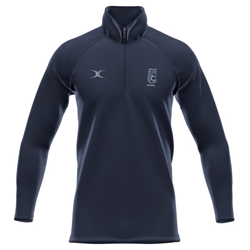 Bedford Junior Blues Senior’s Dark Navy GTS 1/4 Zip Fleece UB Extra Small