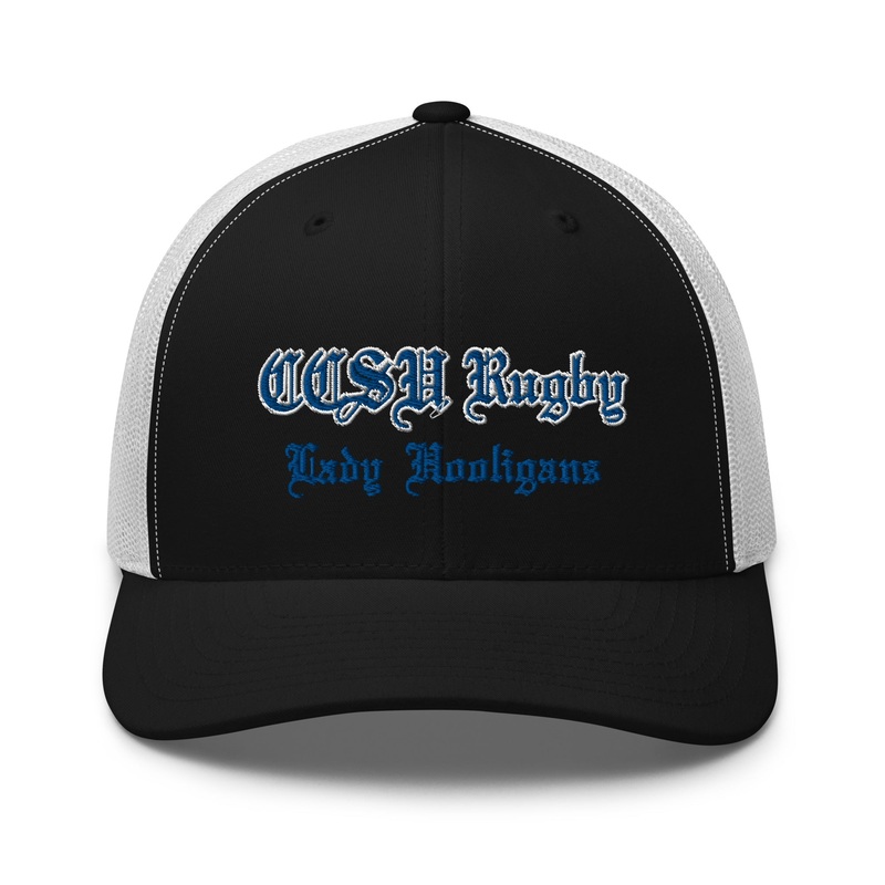 CCSU Lady Hooligans Retro Trucker Cap Black/ White