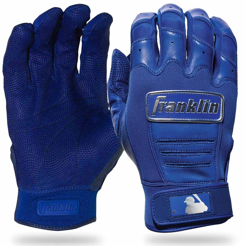 Franklin CFX Chrome Adult Baseball Batting Gloves Pair ROYAL S