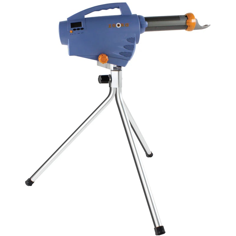 Zooka ZS740 Pitching Machine with Tall Tripod