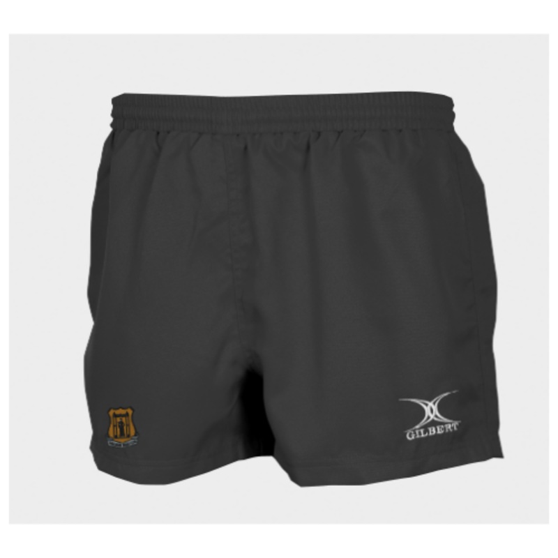 Amesbury RFC Child’s Black Saracen Shorts 5 to 6 Yrs