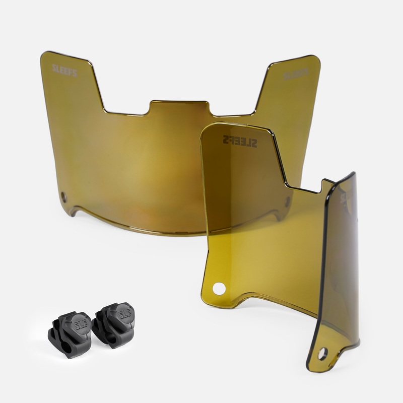 Gold Rush Helmet Eye-Shield Visor Gold