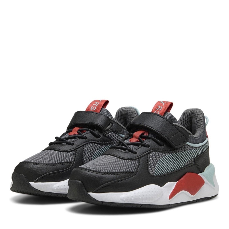 Puma  Rs X Puzzle Sneakers Childrens C11 (29) Grey/Mint