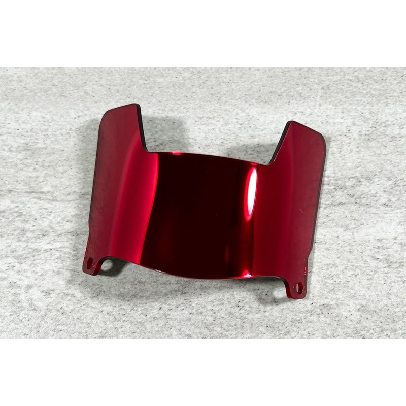 Mini Unbranded Visor – Blood Red