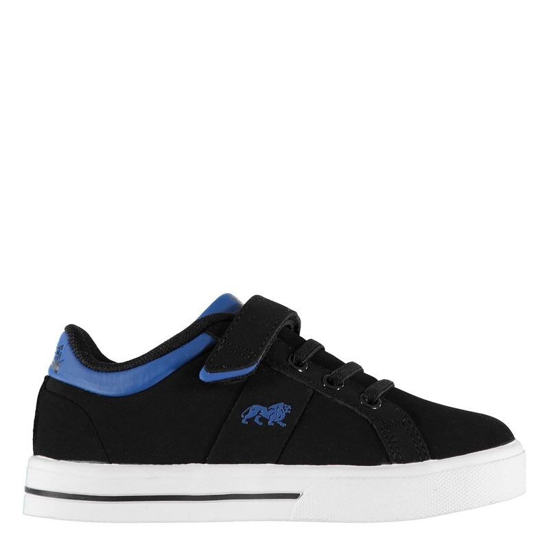 Lonsdale Latimer Childrens Trainers 1 (33) Black/Blue