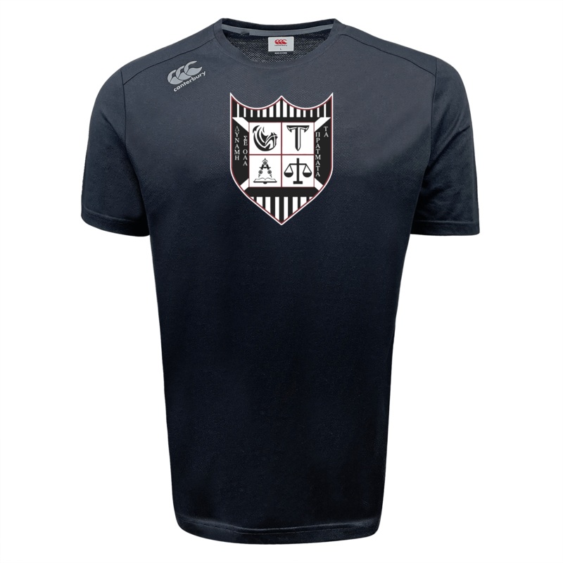 Troy University Rugby Tempo Vapodri T-Shirt by Canterbury XS Black