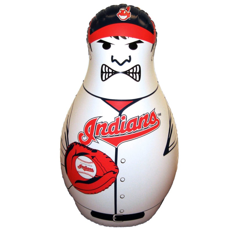 Fremont Die Cleveland Indians Tackle Buddy Punching Bag