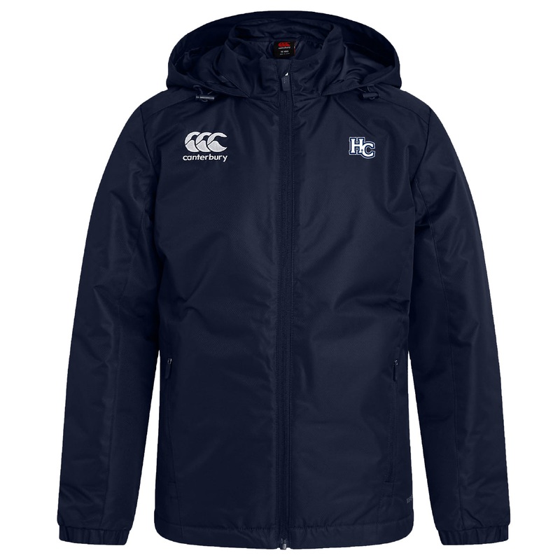 Holy Cross Club Vaposhield Full Zip Rain Jacket by Canterbury XS Navy