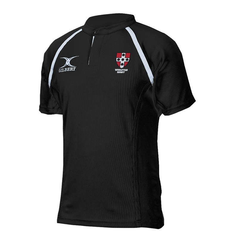 Wesleyan Rugby XACT II Jersey Black 2X-Small