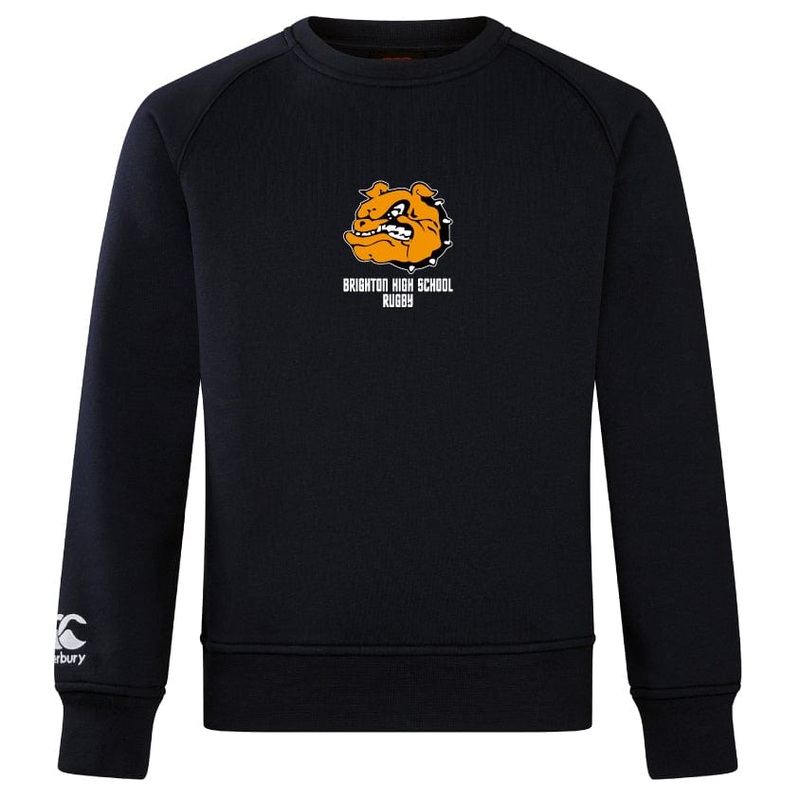 Brighton High School Club Crew Sweatshirt by Canterbury XS Black