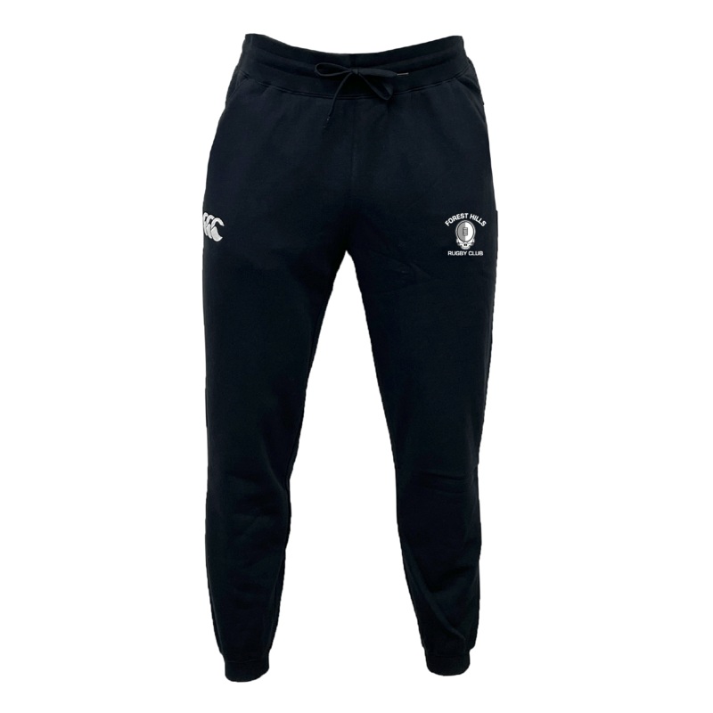 Forest Hills Rugby Leisure Sweatpant by Canterbury XS Black