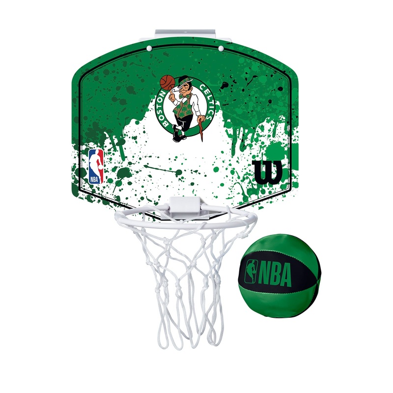 Wilson Team Mini Basketball Hoop – Boston Celtics Green One Size
