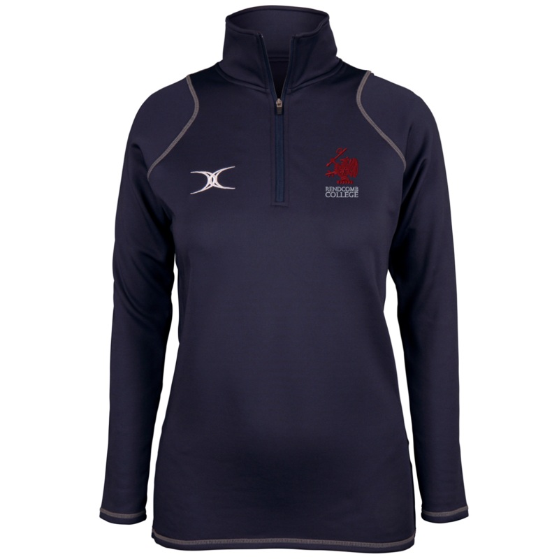 Rendcomb College Women’s Dark Navy Quest Ladies 1/4 Zip Fleece W 8