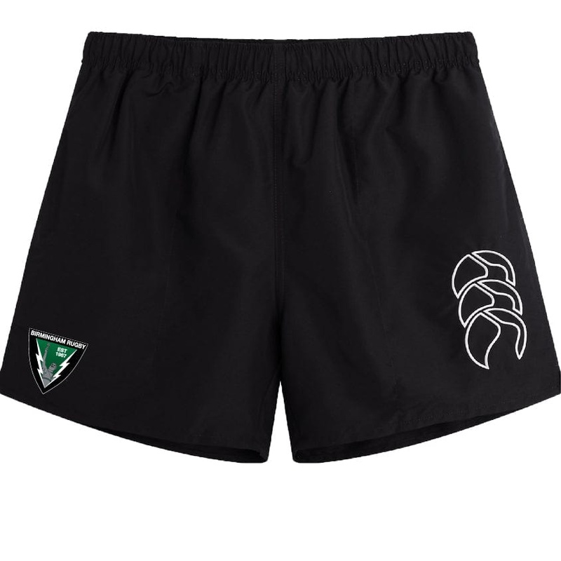 Birmingham Rugby Tactic Short by Canterbury XS Black