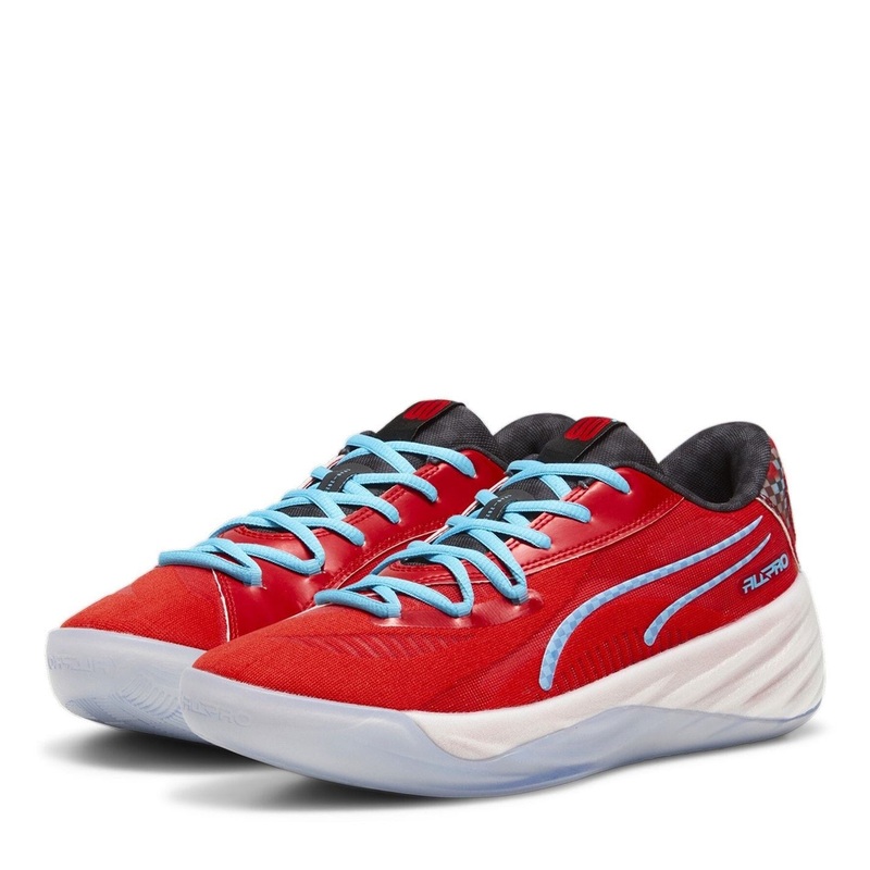 Puma Mens All Pro Nitro Scoot Basketball Trainers 9 (43) Red/Blue