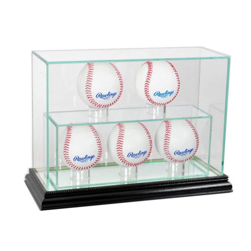 5 Ball Vertical Baseball Display Case