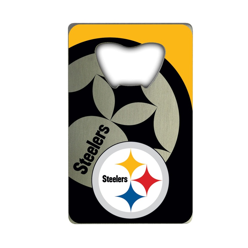 Fanmats Pittsburgh Steelers Credit Card Style Bottle Opener – 2 x 3.25″