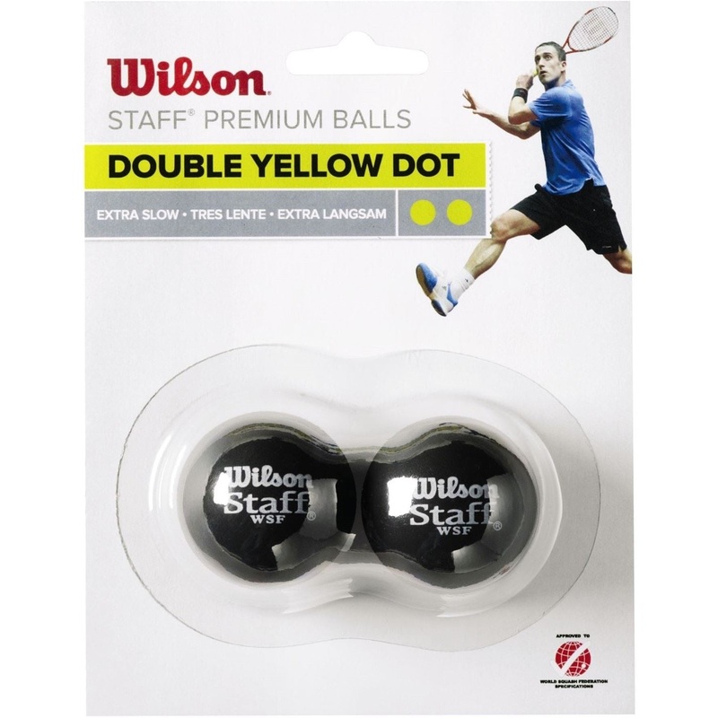 Wilson Stf Sq 2 Ball OneSize Yellow