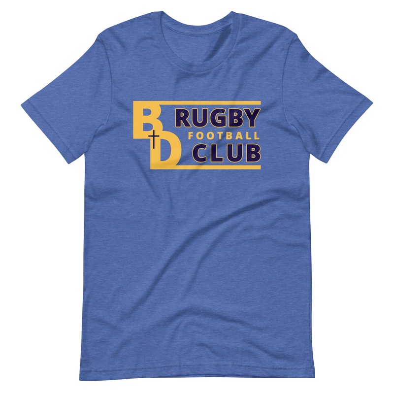 Bishop Dwenger RFC Social T-Shirt Heather True Royal S