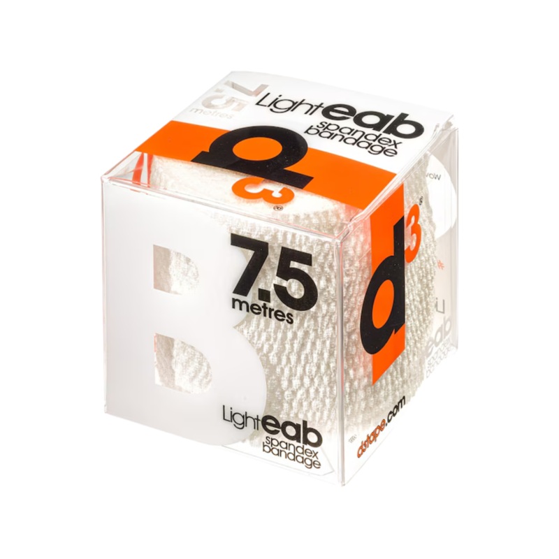 D3 Light EAB Spandex Bandage 50mm x 7.5m White White 50mmx7.5m