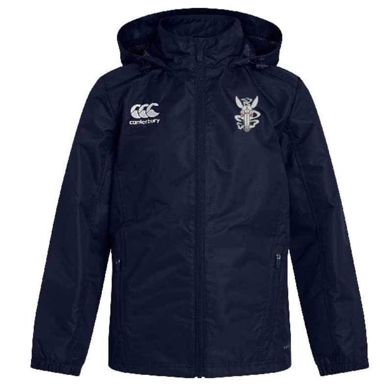 Mendocino Rugby Club Vaposhield Full Zip Rain Jacket by Canterbury XS Navy