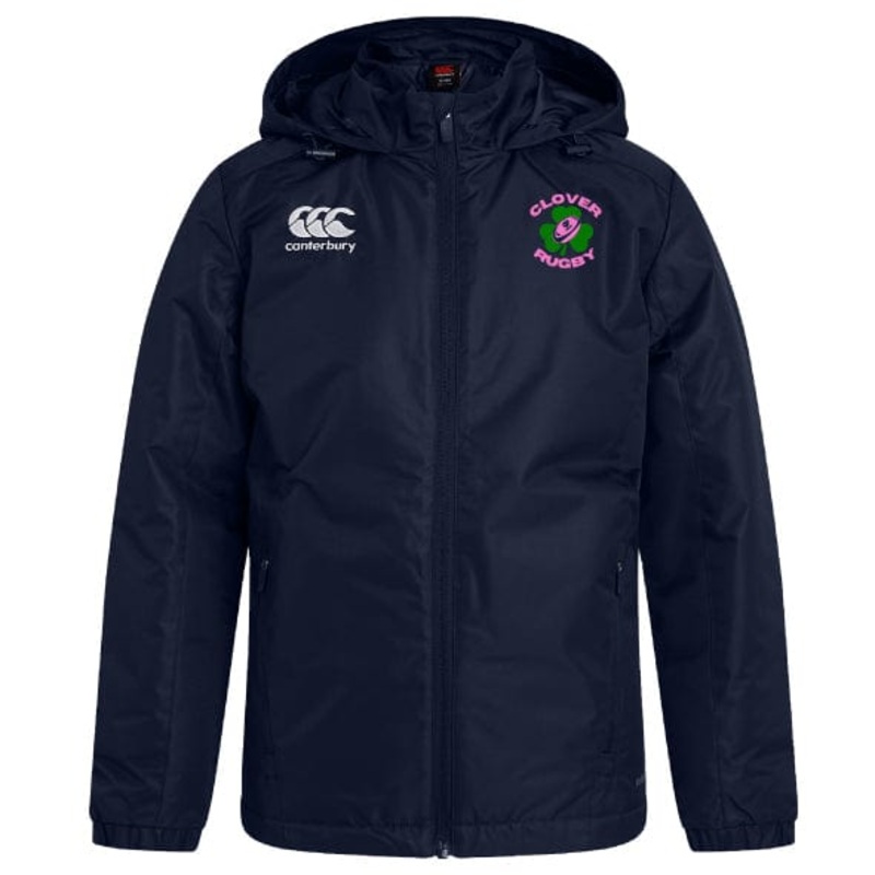 Clover Girls Rugby Club Vaposhield Stadium Jacket by Canterbury S Navy