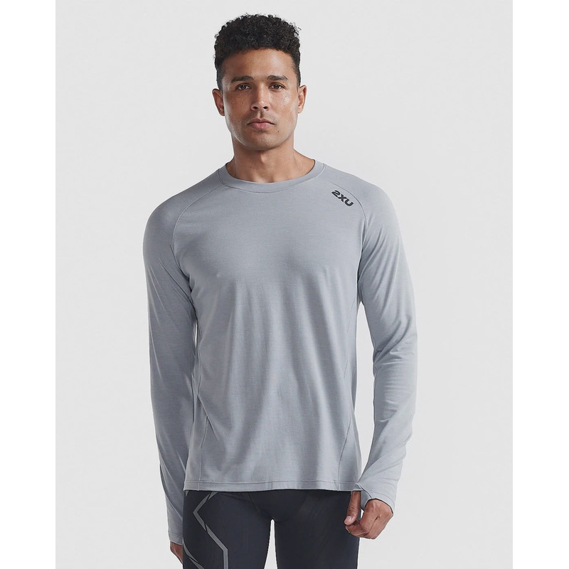 2XU Mens Ignition Base Layer Long Sleeve Tee – Weathervane Small