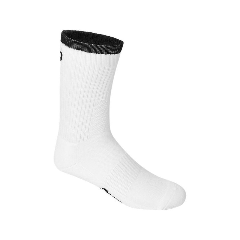 ASICS Pace Crew Socks White-Black 4-8