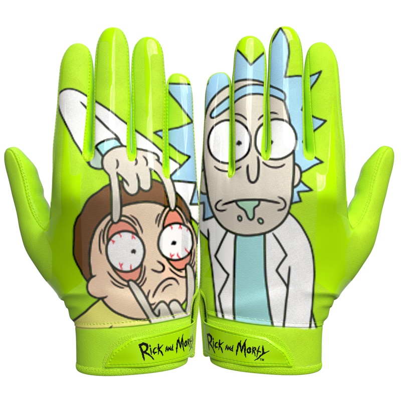 Rick and Morty Football Gloves – VPS1 by Phenom Elite XS