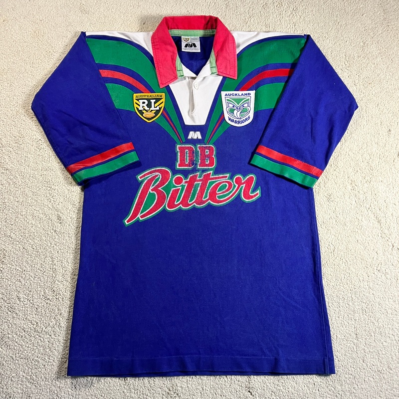 1996 Auckland Warriors Jersey – M (Cotton)