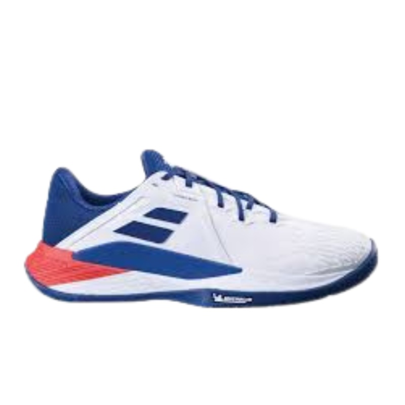 Babolat Propulse Fury 3 All Court Men Tennis Shoe 30S24208 White/Estate Blue 9.0