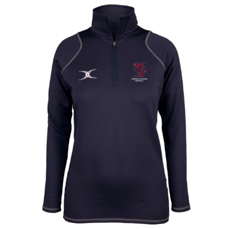 Birkdale School Girls 1/4 Zip Fleece Midlayer W 8